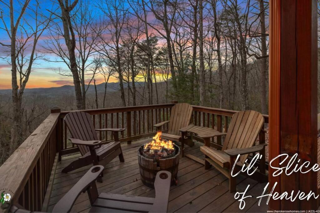 Villa Lil Slice Of Heaven - Perfect Views-Hot Tub-Wine à Blue Ridge Extérieur photo
